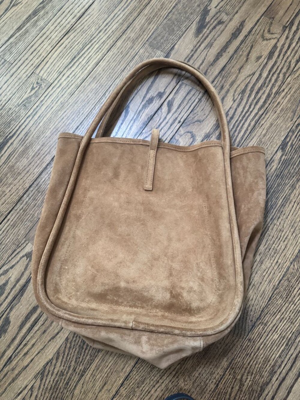 Oliveve OLIVEVE Ellis Hobo Tote Bag Pane Italian Leather Suede - Picture 5 of 9